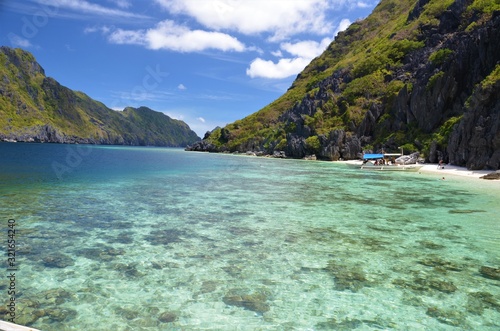 tropical beach in Philippines  © Marcin