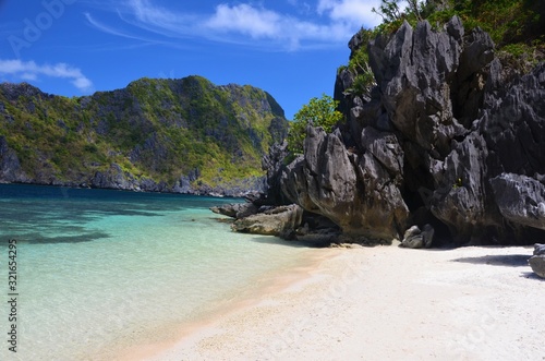 tropical beach in Philippines 
