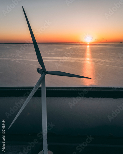 Windmill by drone