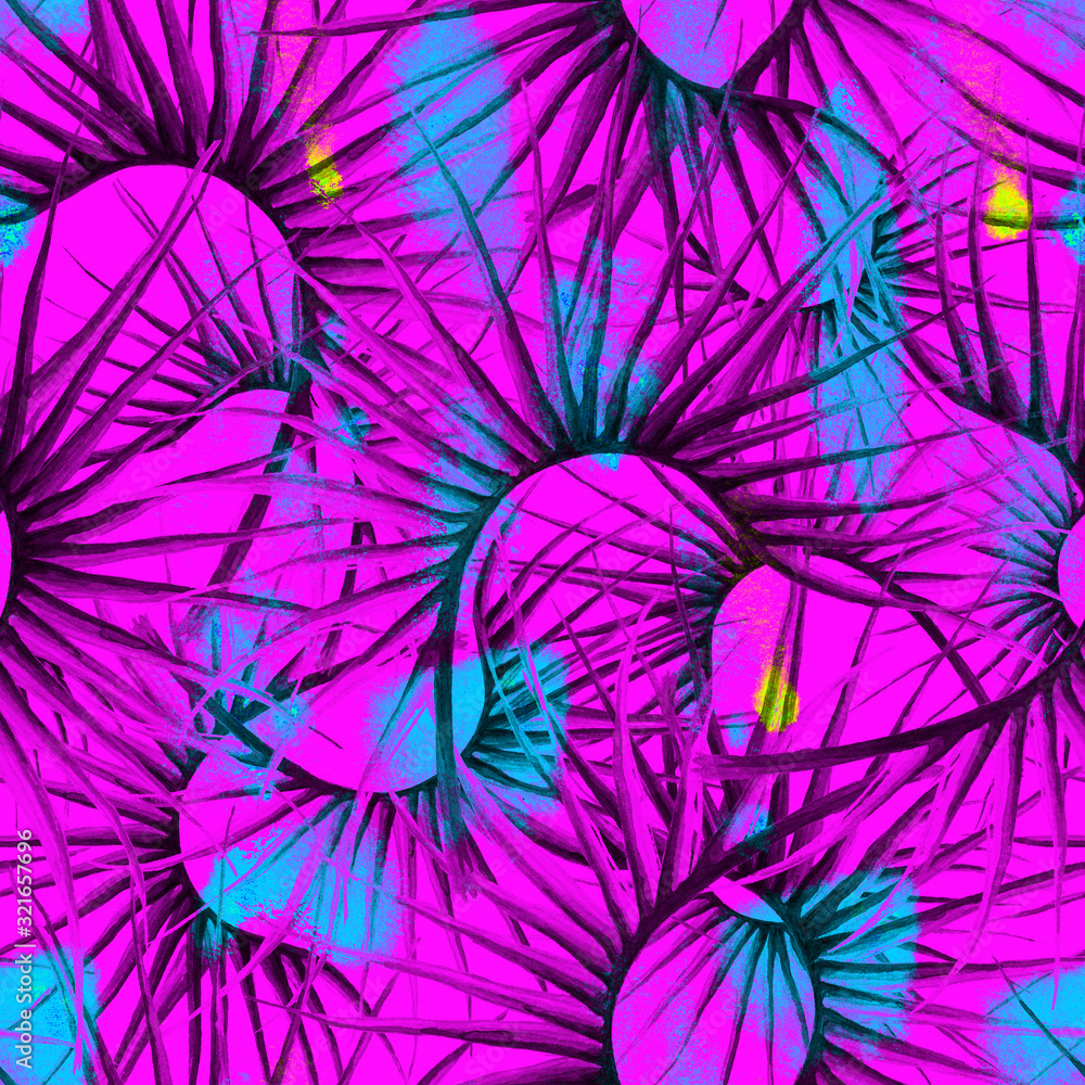 Jungle Summer Seamless Pattern Tropical Exotic Jungle Summer Seamless Pattern Tropical Exotic