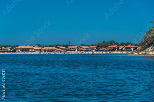 Marine lake from Port d'Albret to Vieux-Boucau-les-Bains photo