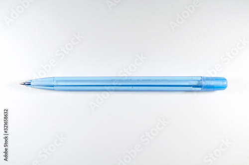 Blue handle isolated on a white background