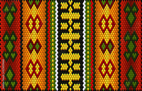 The traditional ornament of the inhabitants of the east and the Arab world.