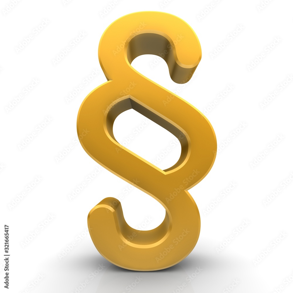 Paragraph article golden sign symbol icon 3d Paragraph article golden sign symbol icon 3d