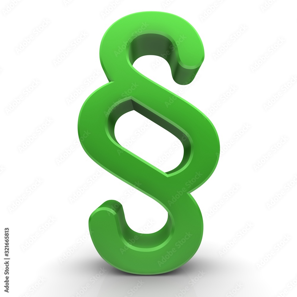 green paragraph sign symbol 3d green paragraph sign symbol 3d