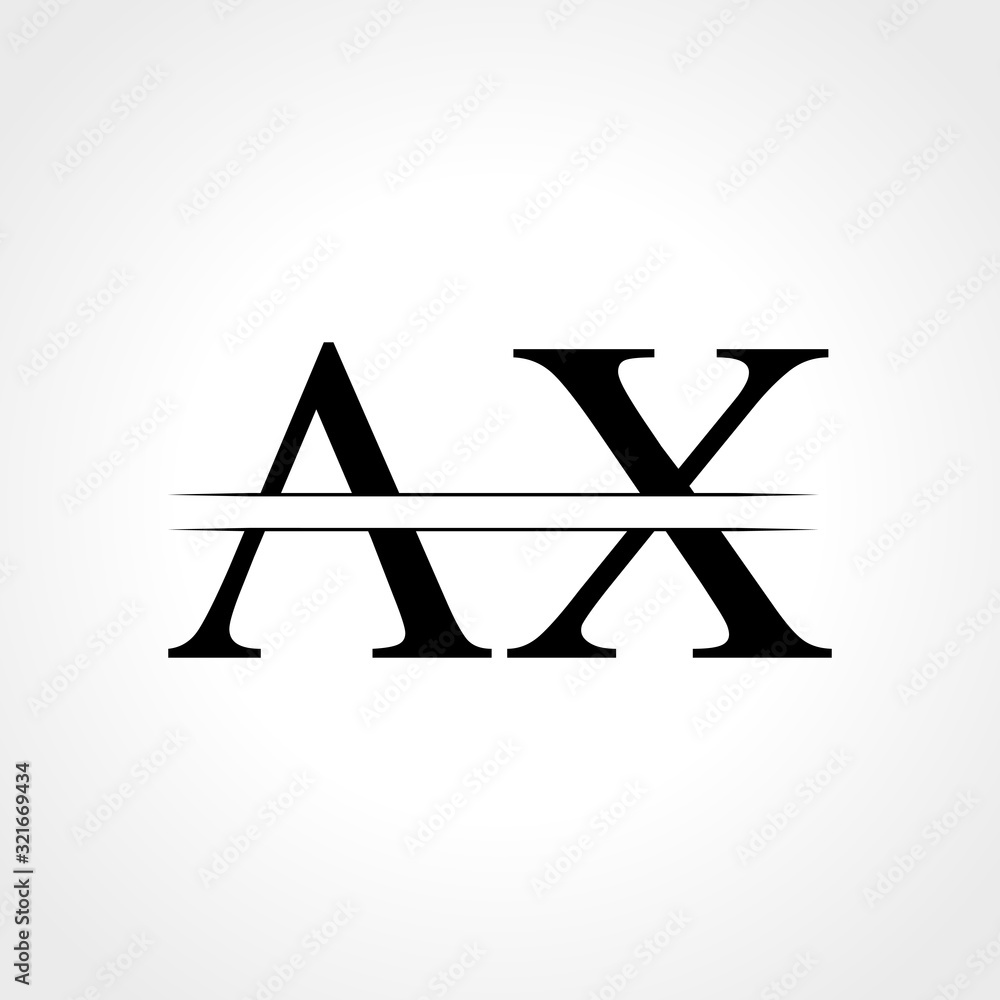 Initial AX Letter Logo With Creative Modern Business Typography Vector Template. Creative Abstract Letter AX Logo Design Initial AX Letter Logo With Creative Modern Business Typography Vector Template. Creative Abstract Letter AX Logo Design