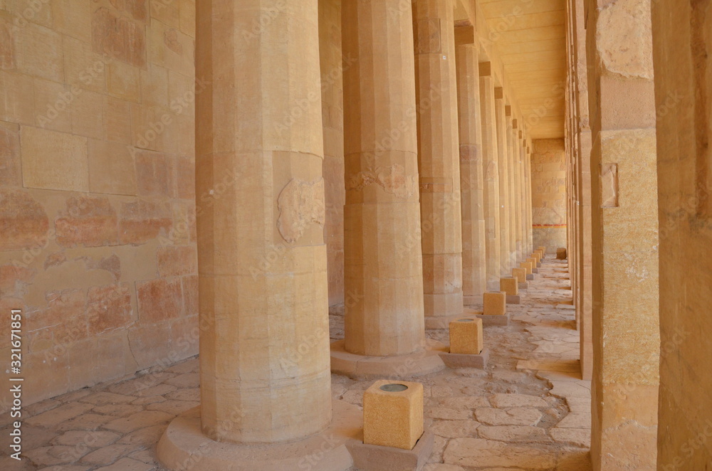 The Mortuary Temple of Hatshepesut, also known as the Djeser-Djeseru, is a mortuary temple of Ancient Egypt located in Upper Egypt. The historical corridor The Mortuary Temple of Hatshepesut, also known as the Djeser-Djeseru, is a mortuary temple of Ancient Egypt located in Upper Egypt. The historical corridor