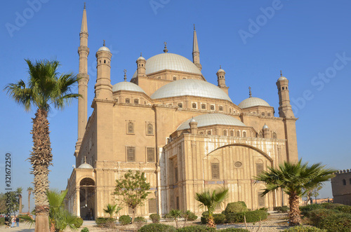 The Great Mosque of Muhammad Ali Pasha or Alabaster Mosque is a mosque situated in the Citadel of Cairo in Egypt. It is a medieval Islamic fortification in Cairo, Egypt. 