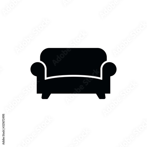 Sofa icon vector logo template