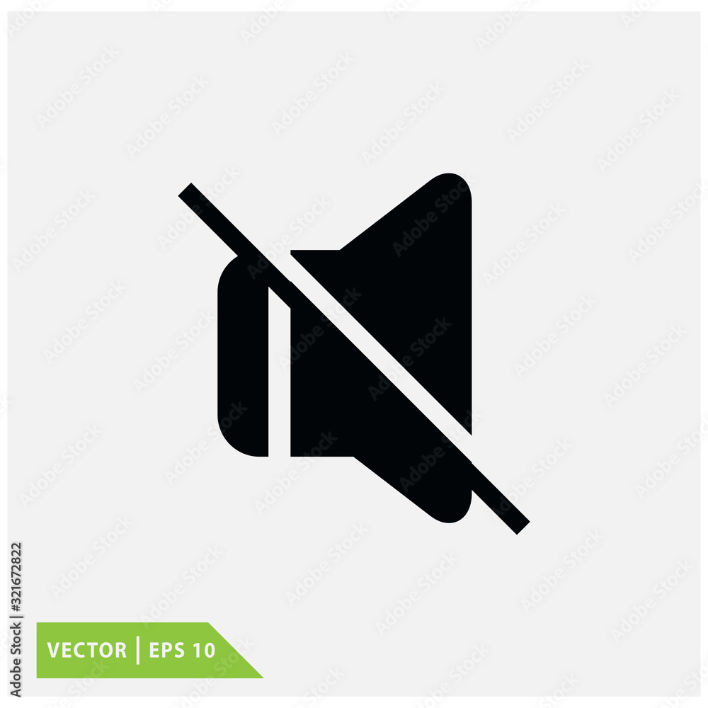 Sound icon vector logo template Sound icon vector logo template