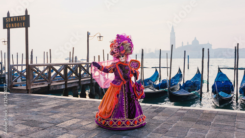 Obraz na płótnie Mask in Venice. Italy, 2012