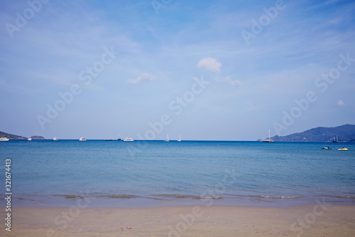 Beach and sea, summer scene  © mnimage