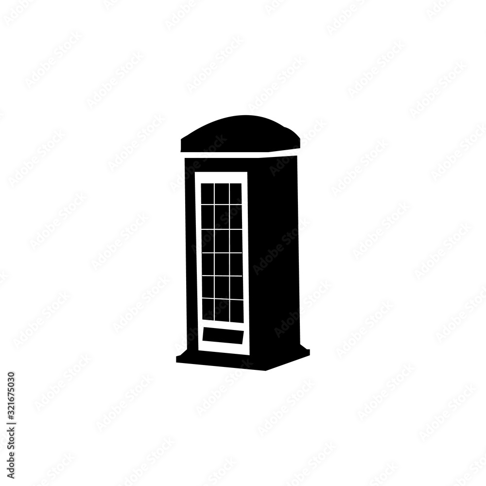 Telephone box Icon. Editable Vector EPS. Telephone box Icon. Editable Vector EPS.