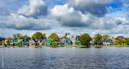 View of the village of Zaanse Schans s Netherlands. photo