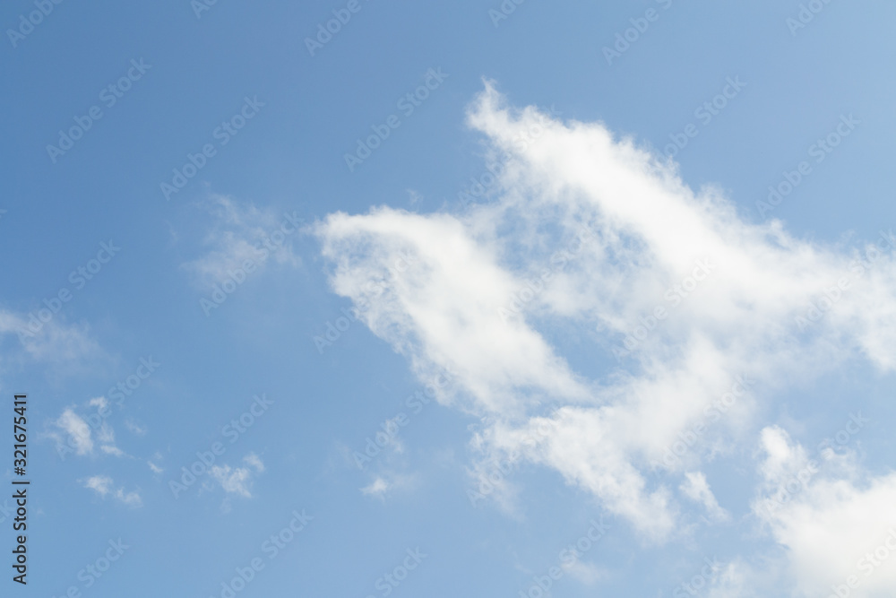Blue sky with some white clouds Blue sky with some white clouds