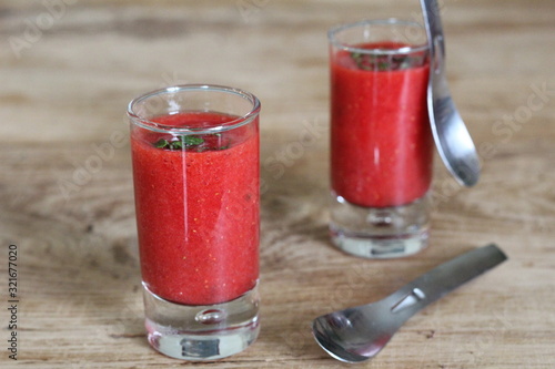 coulis de fruits rouges