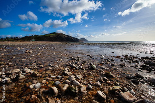 Charmouth Beach in Winter photo