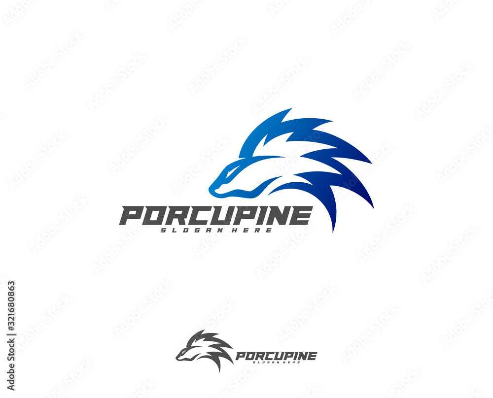 Porcupine Esport gaming mascot logo template Vector. Modern Porcupine Logo Vector Porcupine Esport gaming mascot logo template Vector. Modern Porcupine Logo Vector