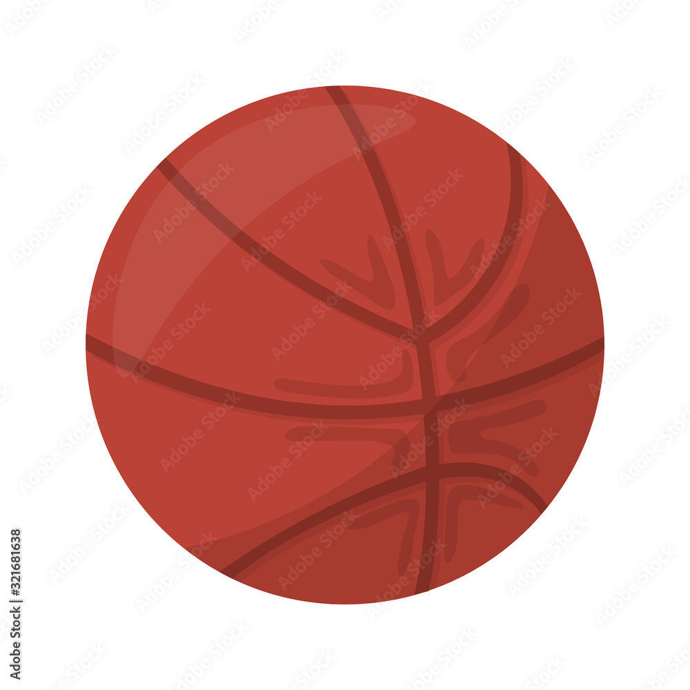 Ball for playing basketball isolated on white Ball for playing basketball isolated on white