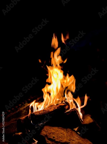 Campfire in Colorado