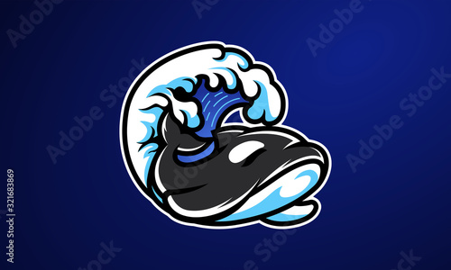 Orca Esports Mascot Logo Design-07