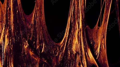 Stretching and rupture of ligaments and tendons during prolonged muscle load