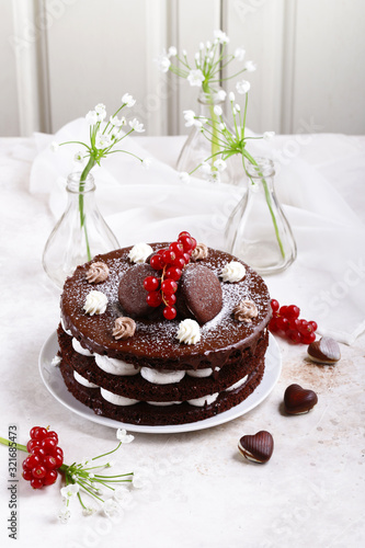 Chocolate Whoopee Pie Cake with Butter Cream photo