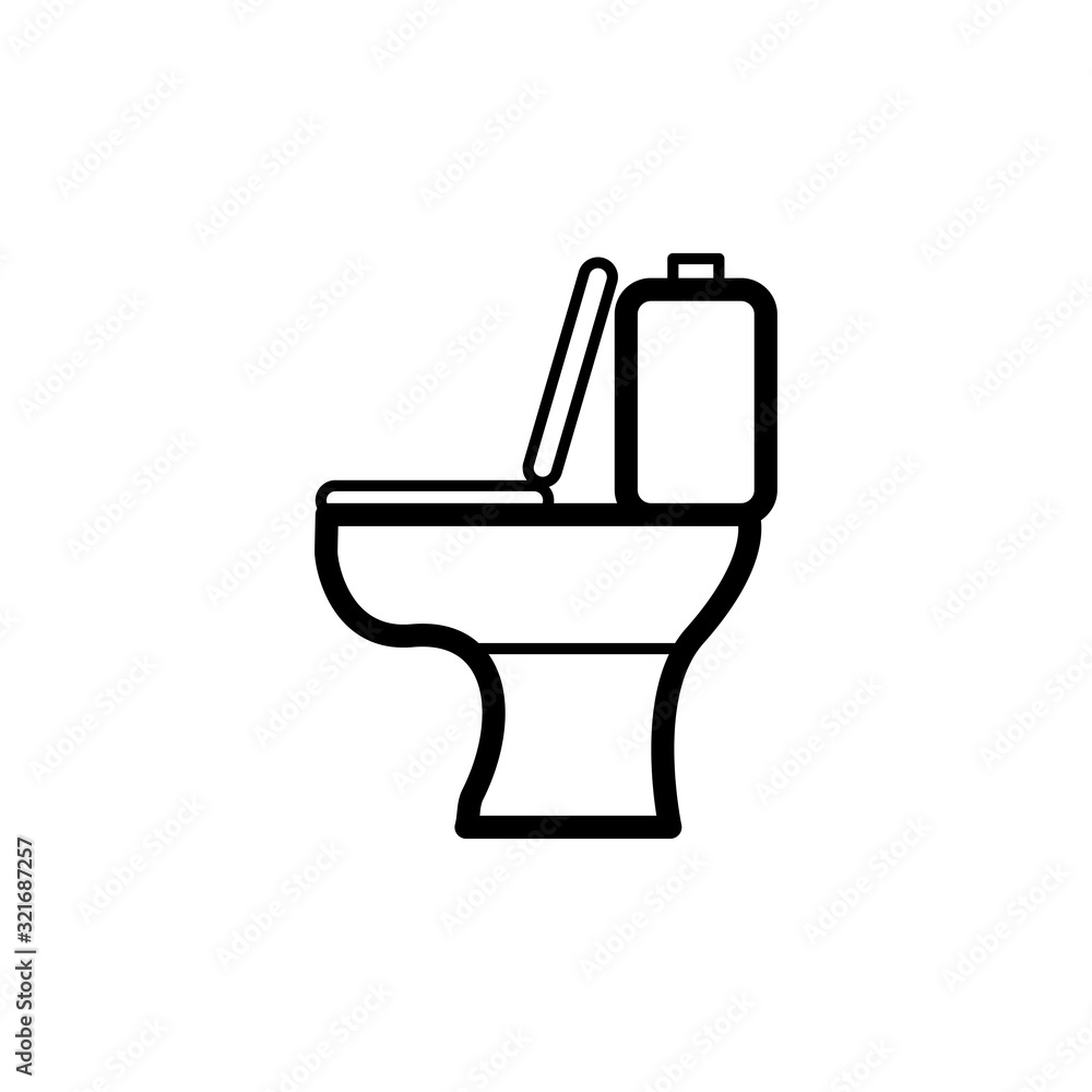 toilet icon vector design logo template EPS 10 toilet icon vector design logo template EPS 10