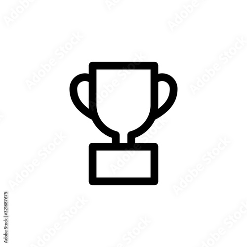 Trophy & Achievement Icon. Business Icon Set Vector Logo Symbol.