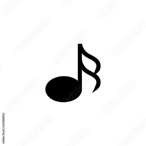 not music icon design vector logo template EPS 10