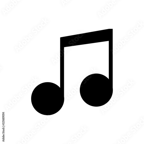 not music icon design vector logo template EPS 10