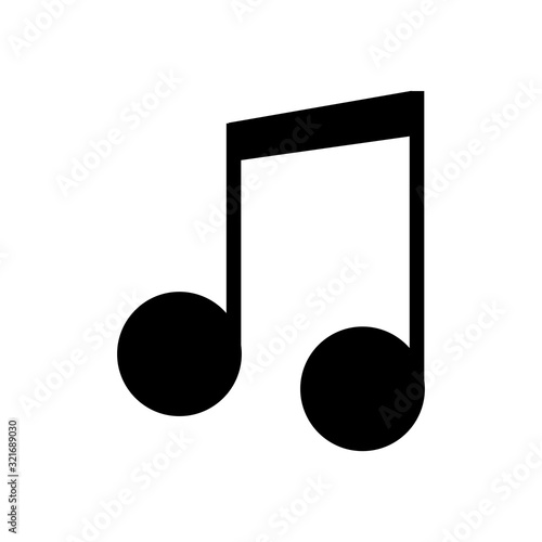 not music icon design vector logo template EPS 10