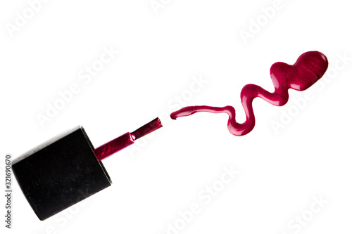 Wallpaper Mural Blots of nail polish isolated on white background Torontodigital.ca