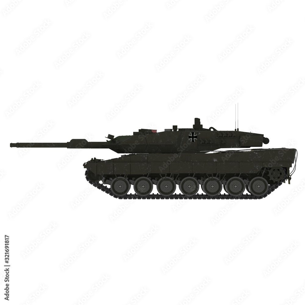 Tank on a white background. Isolate. 3D rendering of excellent quality in high resolution. It can be enlarged and used as a background or texture Tank on a white background. Isolate. 3D rendering of excellent quality in high resolution. It can be enlarged and used as a background or texture