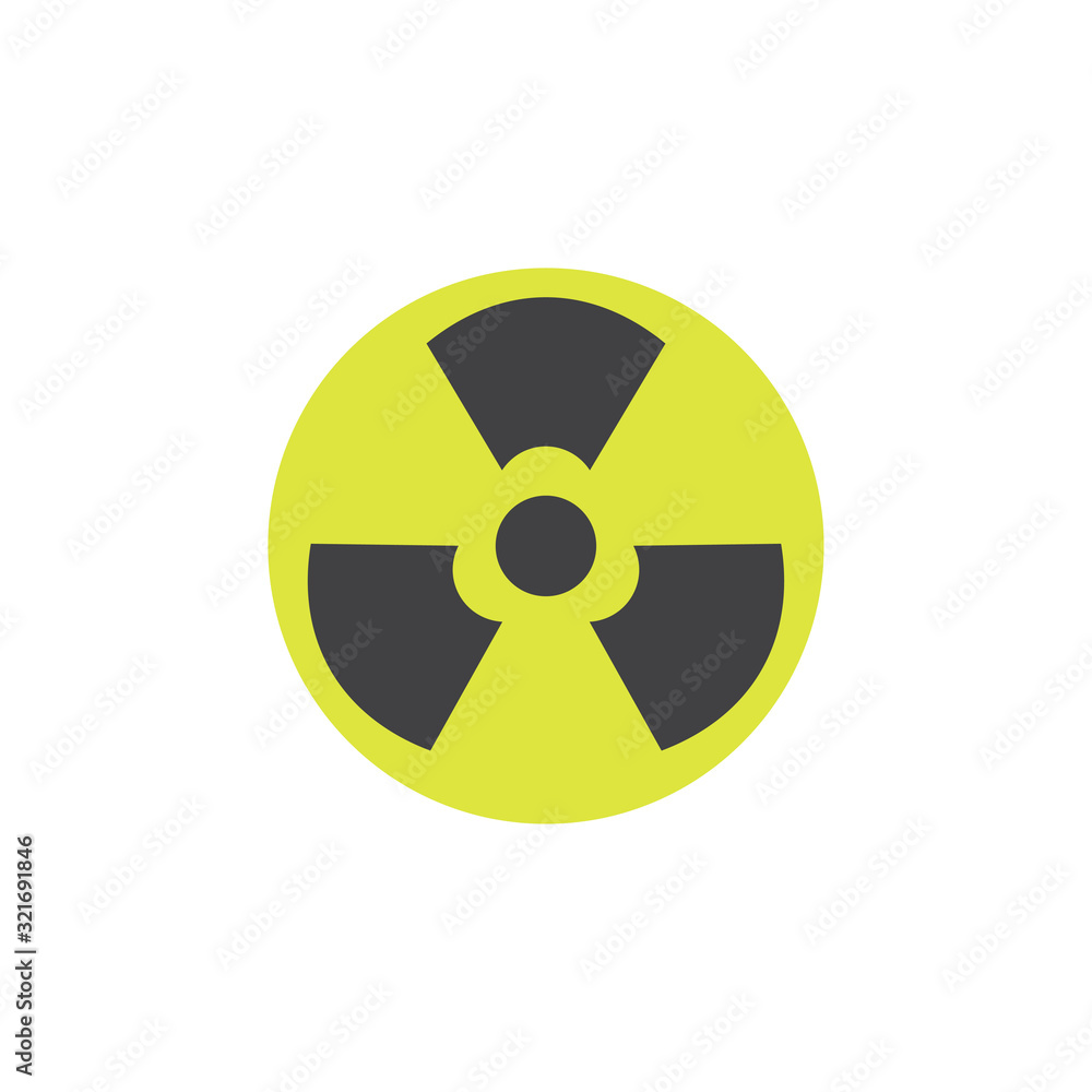 nuclear icon design vector logo template EPS 10 nuclear icon design vector logo template EPS 10