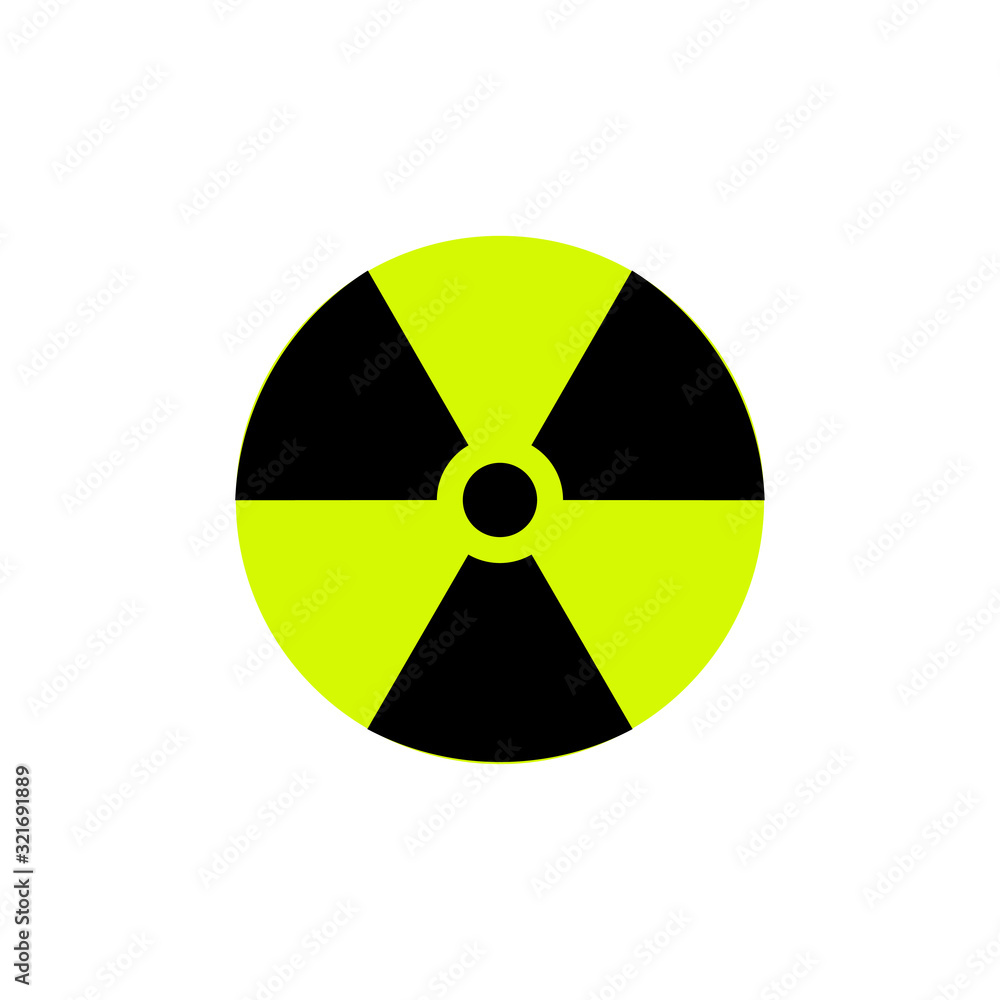 Obraz premium nuclear icon design vector logo template EPS 10