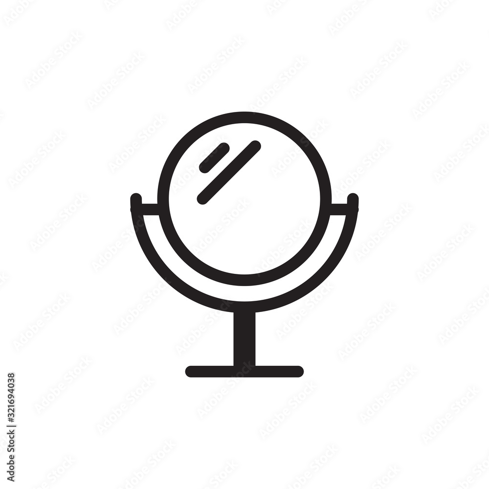 mirror icon design vector logo template EPS 10 mirror icon design vector logo template EPS 10