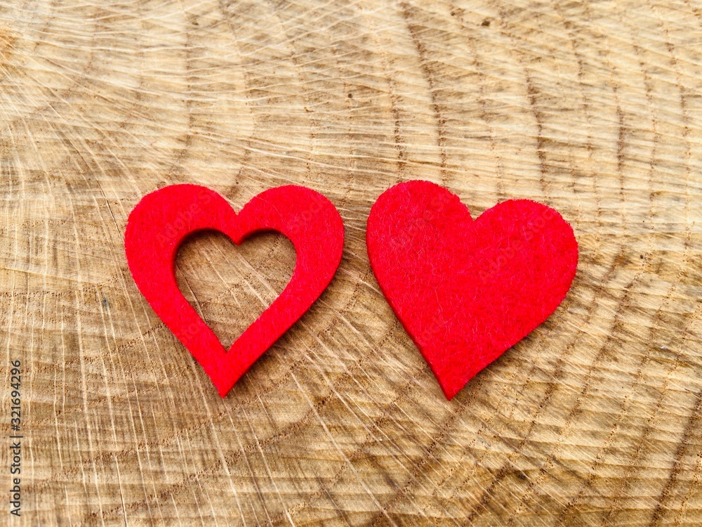red heart on wooden background red heart on wooden background