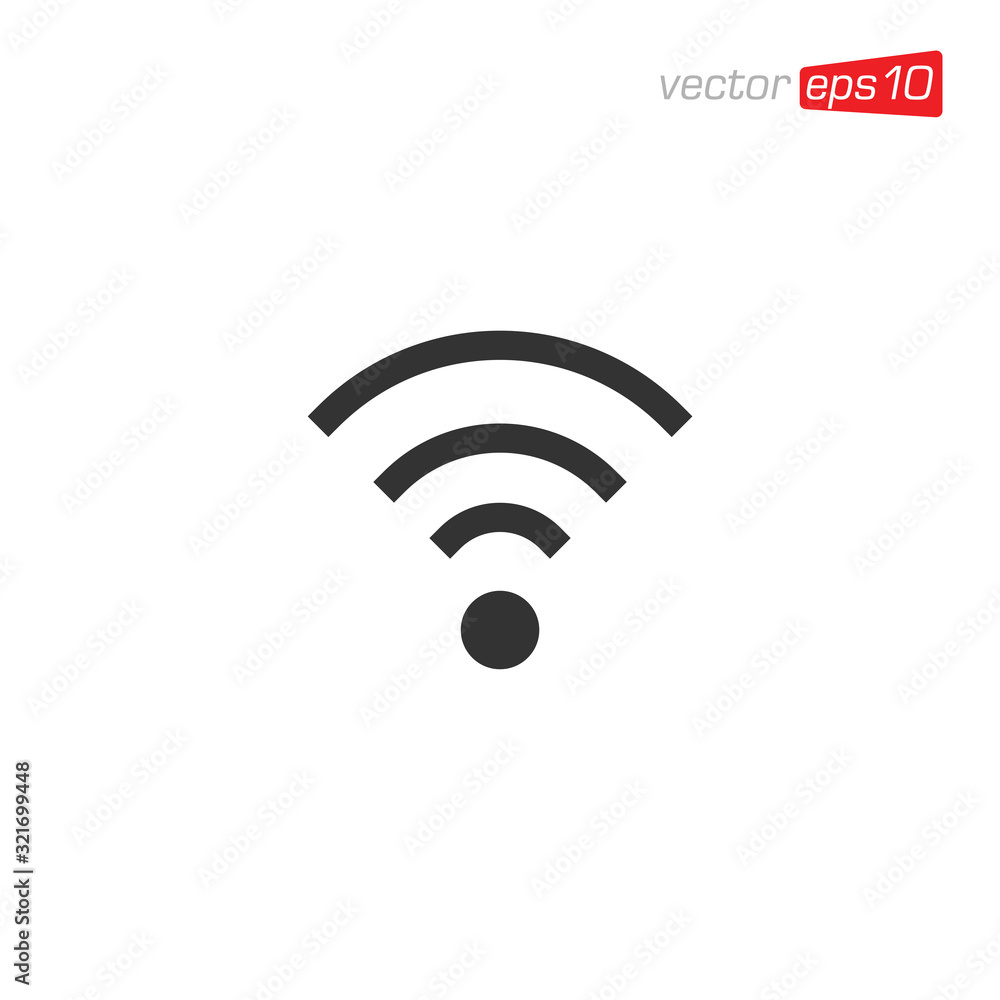 Wifi Signal Icon Design Vector Wifi Signal Icon Design Vector