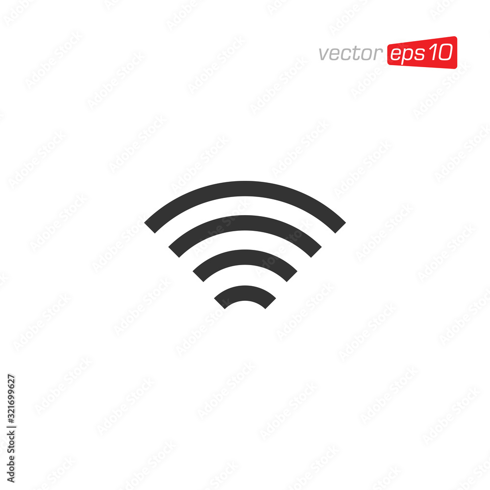 Wifi Signal Icon Design Vector Wifi Signal Icon Design Vector
