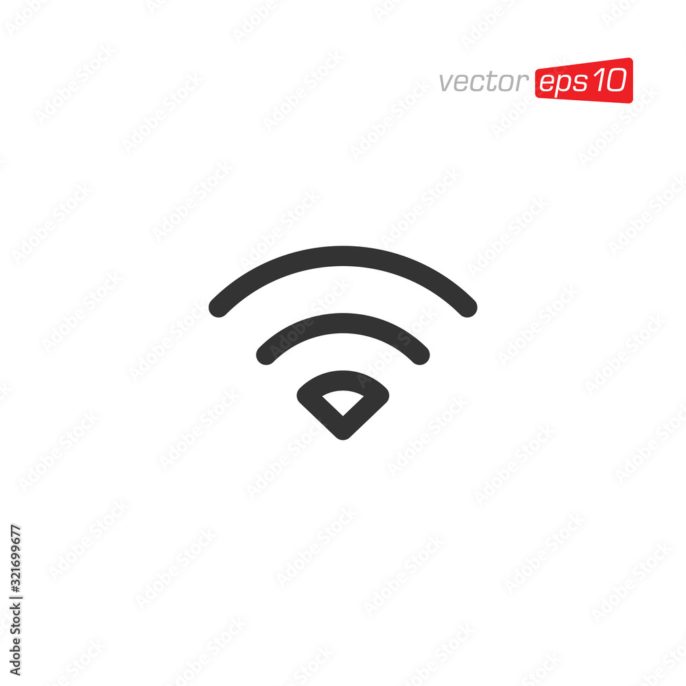 Wifi Signal Icon Design Vector Wifi Signal Icon Design Vector