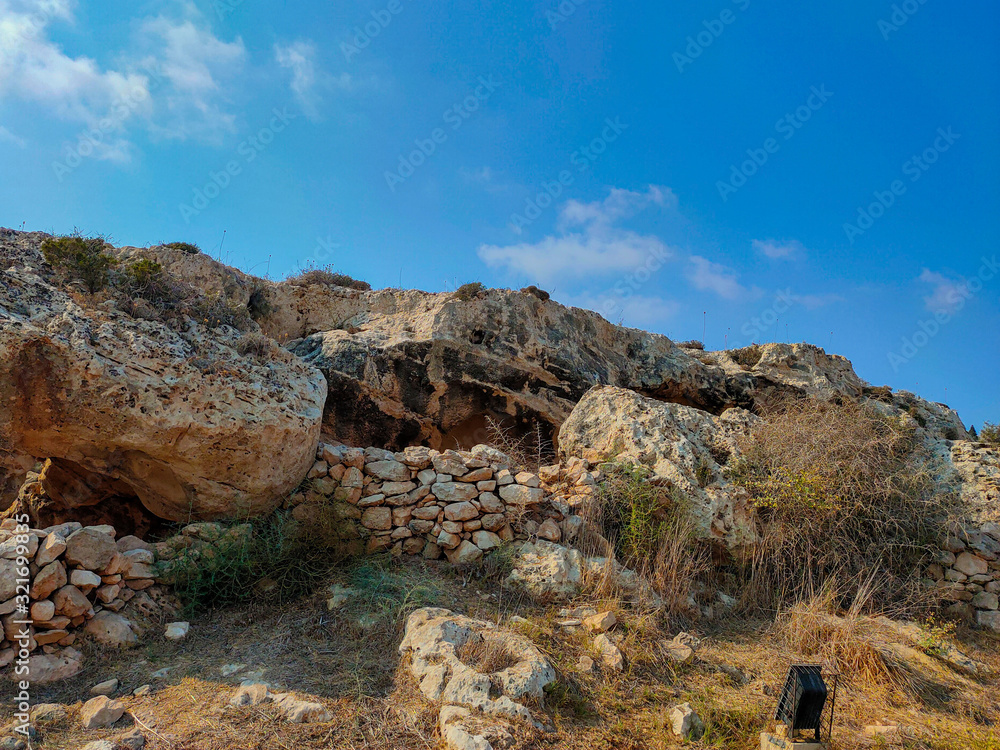 Big natural rocks in Ayia Napa, Cyprus