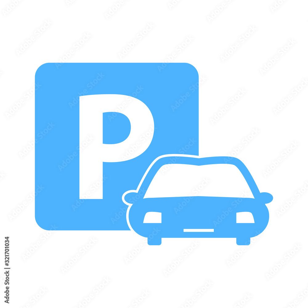 parking icon design vector logo template EPS 10 parking icon design vector logo template EPS 10