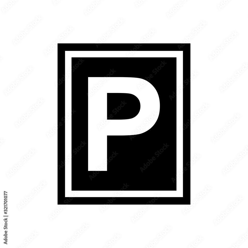 parking icon design vector logo template EPS 10 parking icon design vector logo template EPS 10