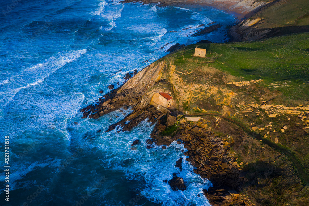 Hermitage of Santa Justa, Ubiarco, Municipality of Santillana del Mar, Cantabrian Sea, Cantabria, Spain, Europe