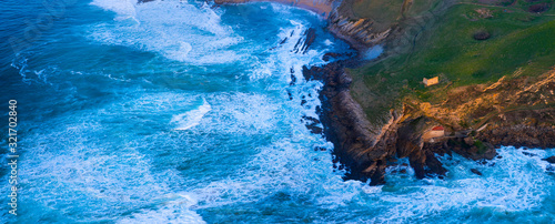 Hermitage of Santa Justa, Ubiarco, Municipality of Santillana del Mar, Cantabrian Sea, Cantabria, Spain, Europe photo