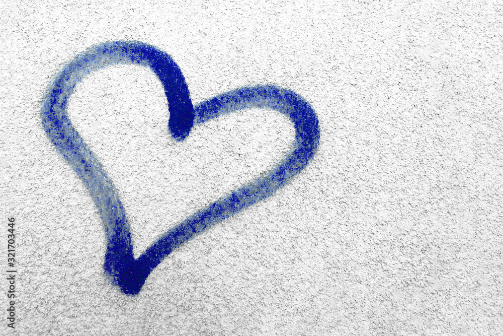 Blue heart Blue heart