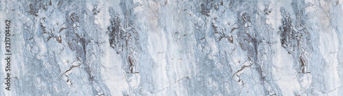 Blue gray marbleized background panorama banner marble