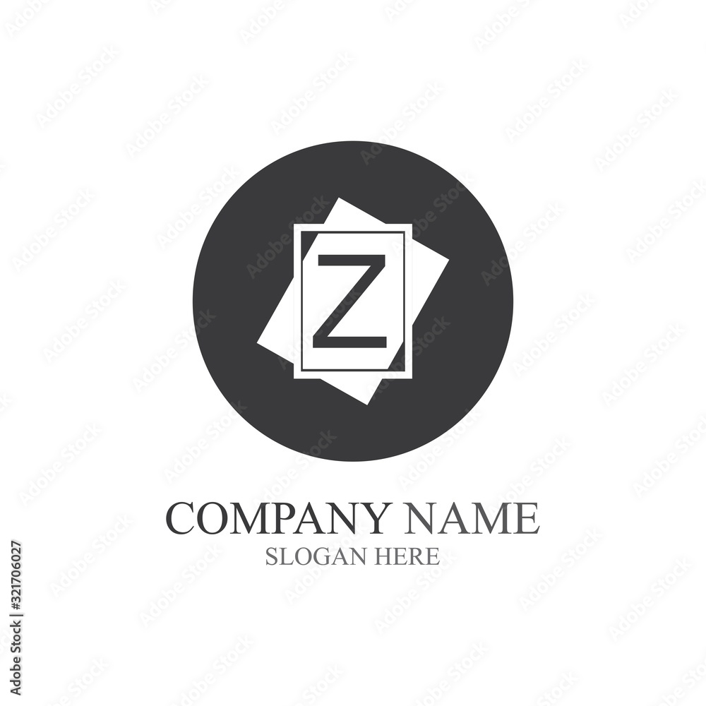 Z letter illustration icon design template Z letter illustration icon design template
