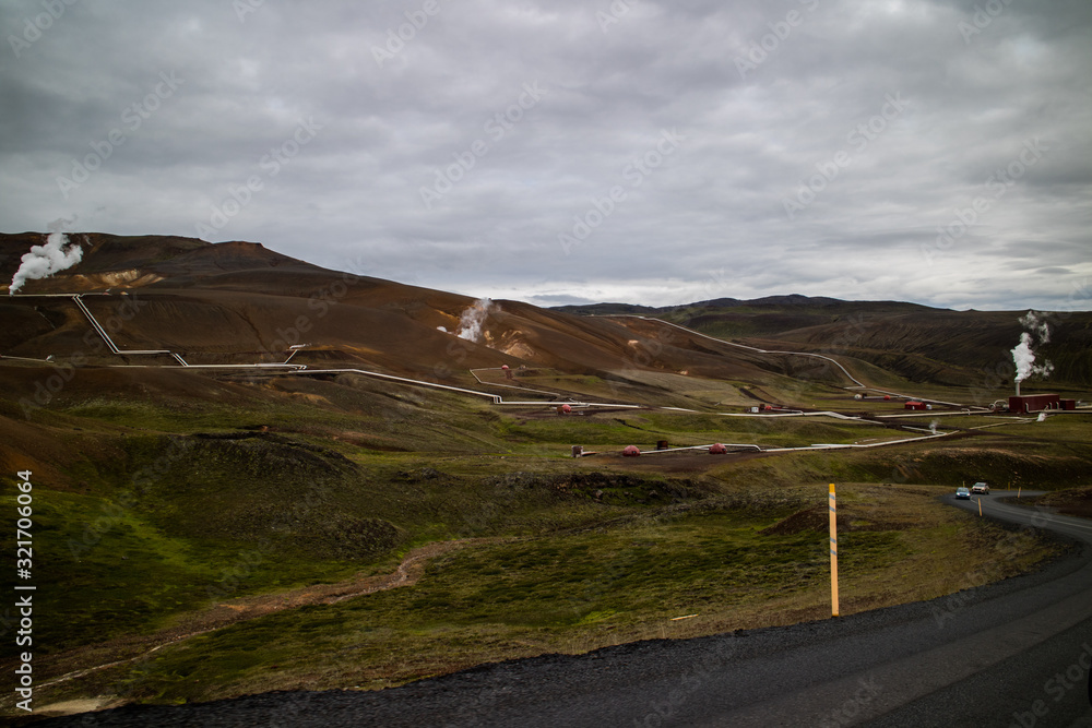 Krafla Geothermal Power Plant, Iceland